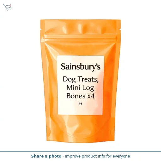 Sainsbury's Dog Treats, Mini Log Bones x4