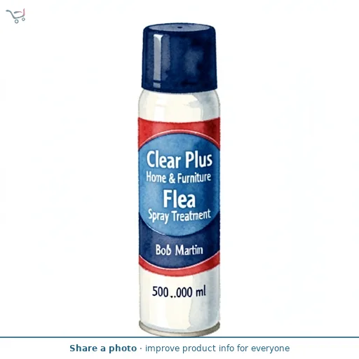 Bob Martin Clear Plus Home & Furniture Flea Spray Treatment 500ml