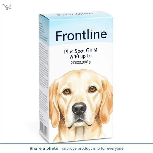 Frontline Plus Spot On Dog M 10 up to 20kg