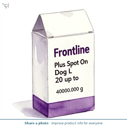 Frontline Plus Spot On Dog L 20 up to 40kg