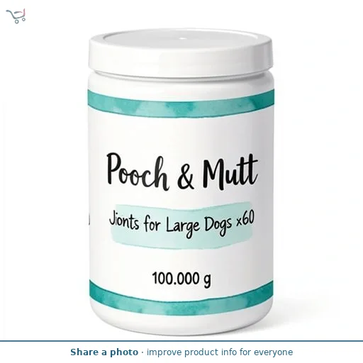 Pooch & Mutt Joints for Large Dogs x60 100g