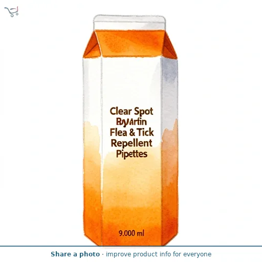 Bob Martin Clear Spot On Flea & Tick Repellent Pipettes 6x1.5ml