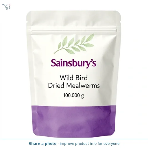 Sainsbury's Wild Bird Dried Mealworms 100g