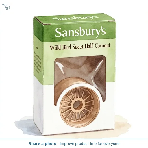 Sainsbury's Wild Bird Suet Half Coconut