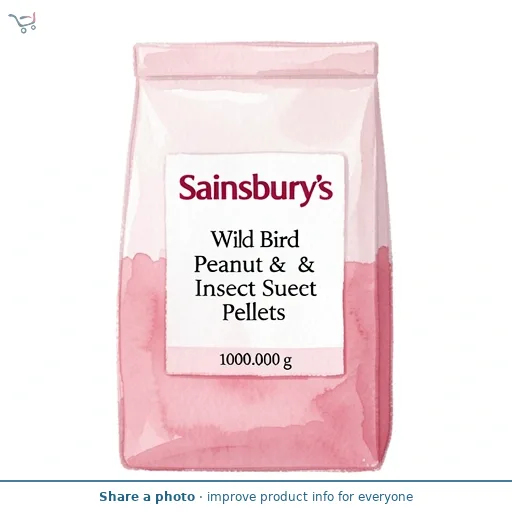 Sainsbury's Wild Bird Peanut & Insect Suet Pellets 1kg