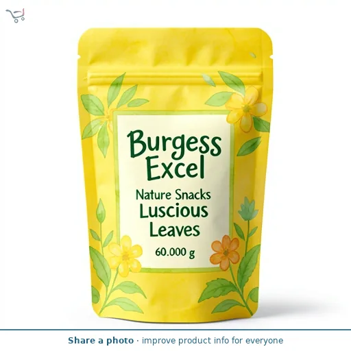 Burgess Excel Nature Snacks Luscious Leaves 60g