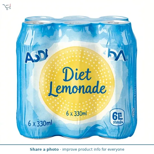ASDA Diet Lemonade 6 x 330ml