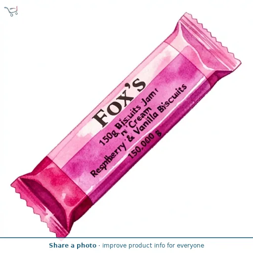 Fox's 150g Biscuits Jam 'n' Cream Raspberry & Vanilla Biscuits