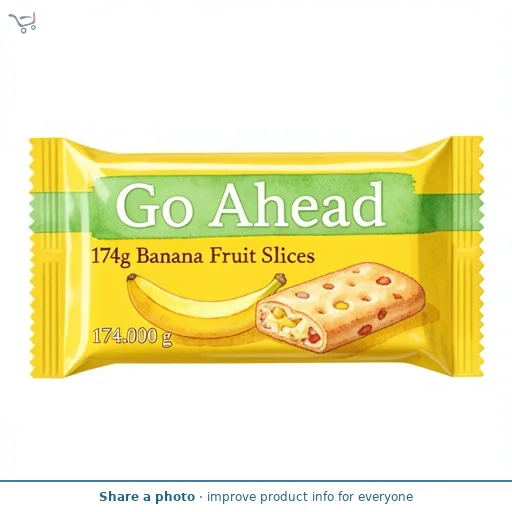 Go Ahead 174g Banana Fruit Slices