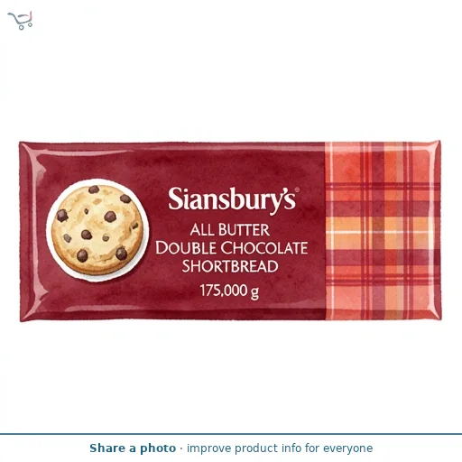 Sainsbury's All Butter Double Chocolate Shortbread 175g