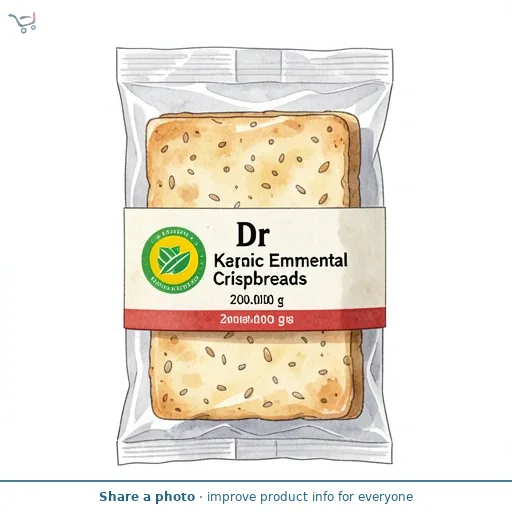 Dr Karg Organic Emmental Crispbreads 200g