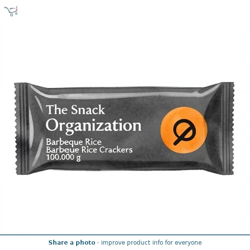 The Snack Organisation Barbeque Rice Crackers 100g