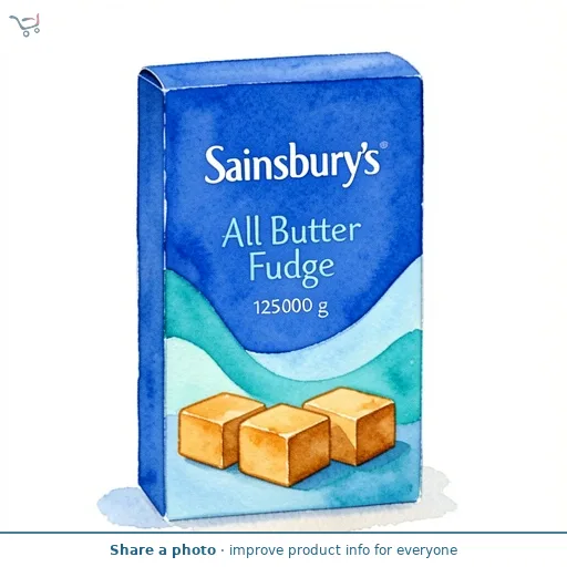 Sainsbury's All Butter Fudge 125g
