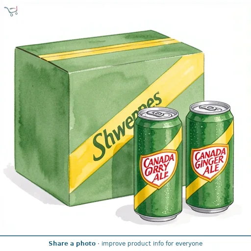 Schweppes Canada Dry Ginger Ale 12 x 150ml Cans