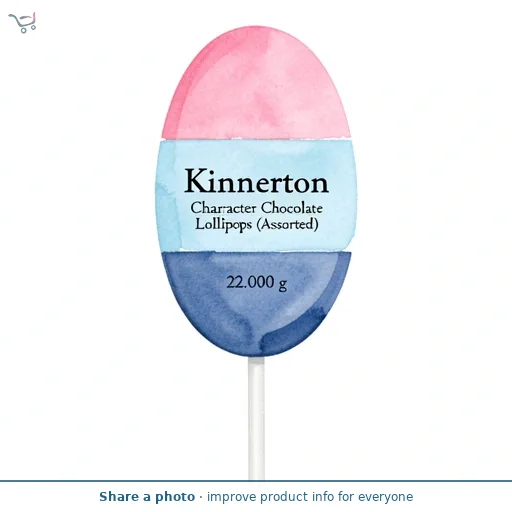 Kinnerton Character Chocolate Lollipops (Assorted) 22g
