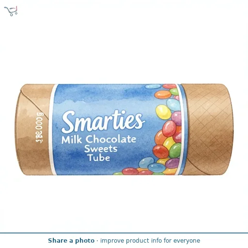 Smarties Milk Chocolate Sweets Tube 38g