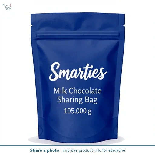 Smarties Milk Chocolate Sharing Bag 105g