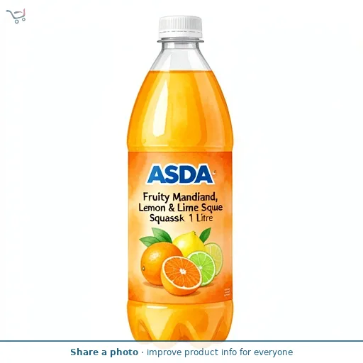 ASDA Fruity Mandarin, Lemon & Lime Squash 1 Litre