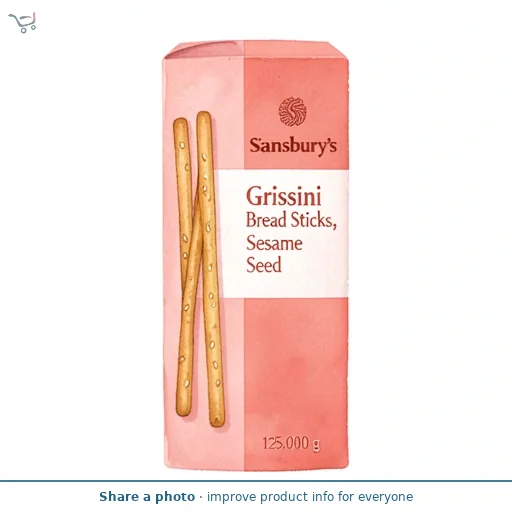 Sainsbury's Grissini Bread Sticks, Sesame Seed 125g