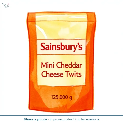 Sainsbury's Mini Cheddar Cheese Twists 125g