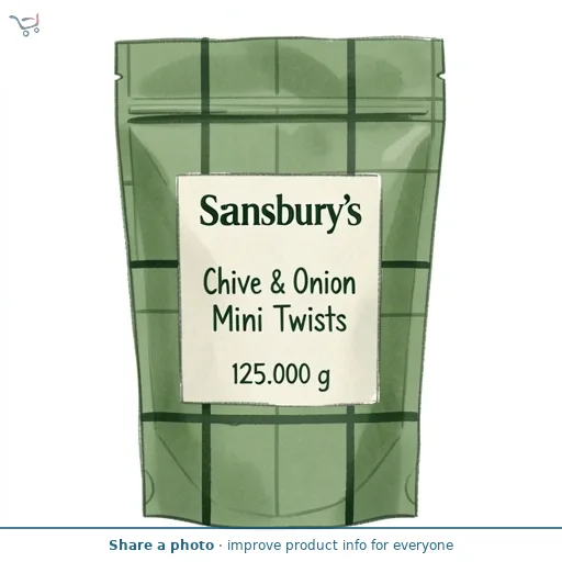 Sainsbury's Chive & Onion Mini Twists 125g