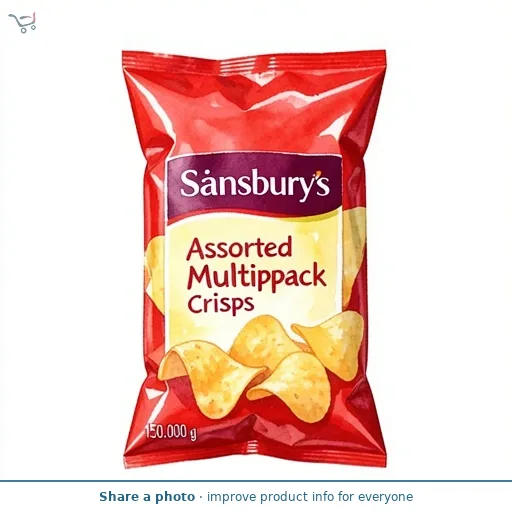 Sainsbury's Assorted Multipack Crisps 6x25g