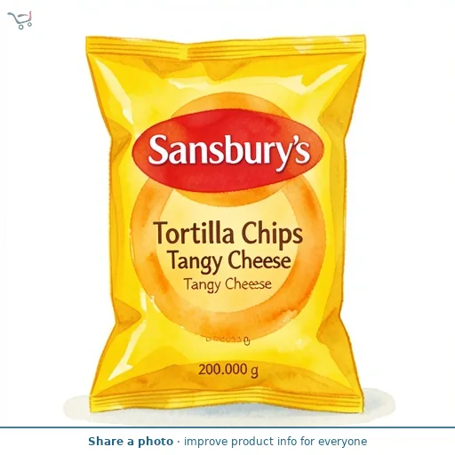 Sainsbury's Tortilla Chips Tangy Cheese 200g