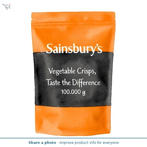 Sainsbury's Vegetable Crisps, Taste the Difference 100g