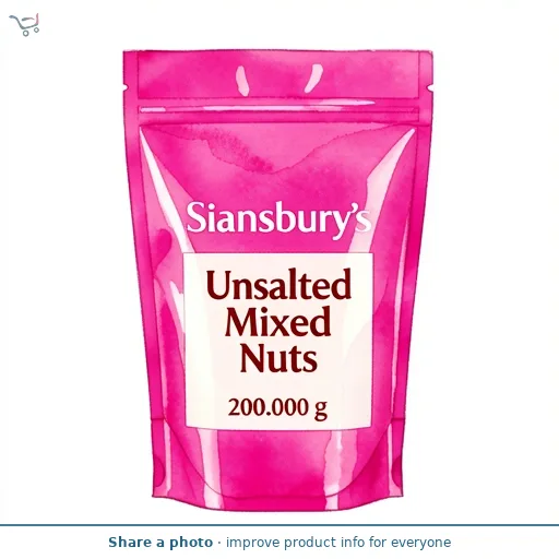 Sainsbury's Unsalted Mixed Nuts 200g