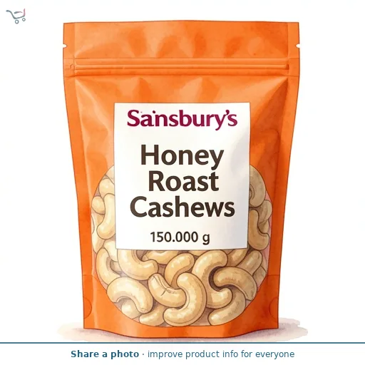 Sainsbury's Honey Roast Cashews 150g
