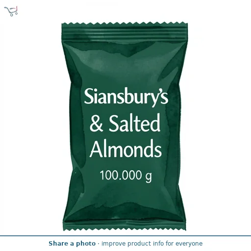 Sainsbury's Roasted & Salted Almonds 100g