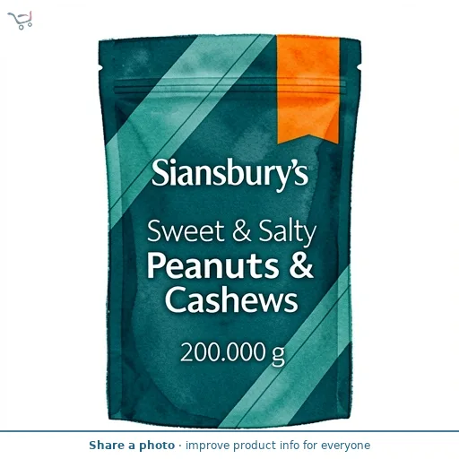 Sainsbury's Sweet & Salty Peanuts & Cashews 200g