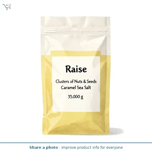 Raise Clusters of Nuts & Seeds Caramel Sea Salt 35g