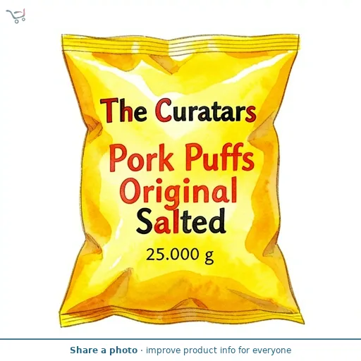 The Curators Pork Puffs Original Salted 25g