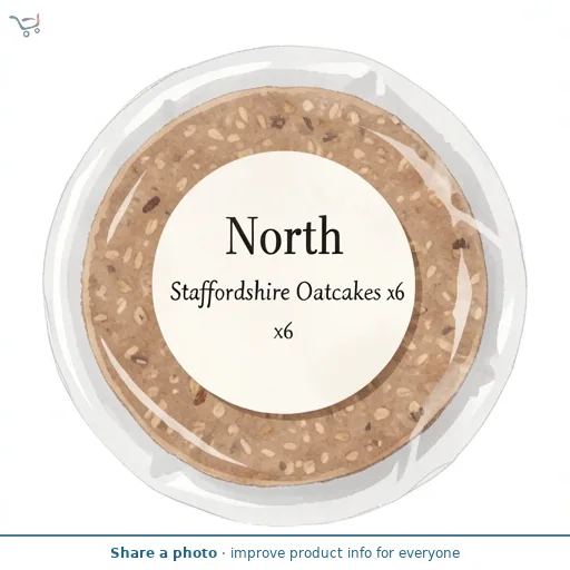 North Staffordshire Oatcakes x6