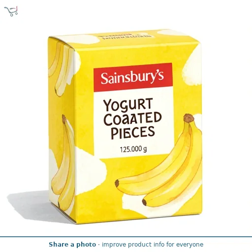 Sainsbury's Yogurt Coated Banana Pieces 5 x 25g