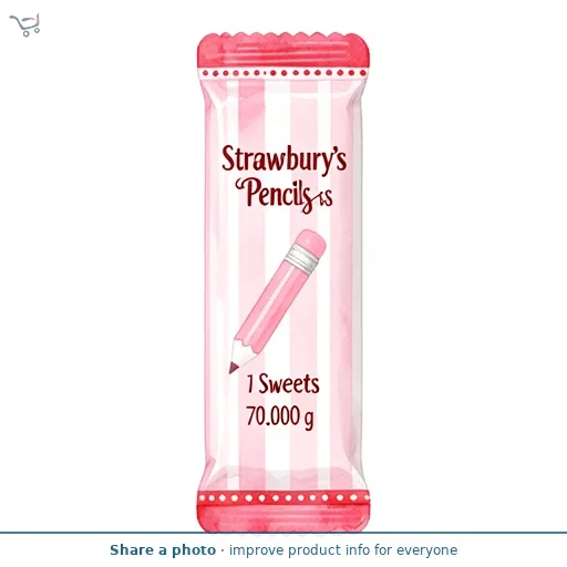 Sainsbury's Strawberry Pencils Sweets 70g