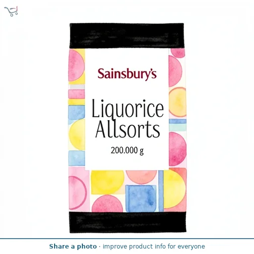 Sainsbury's Liquorice Allsorts 200g