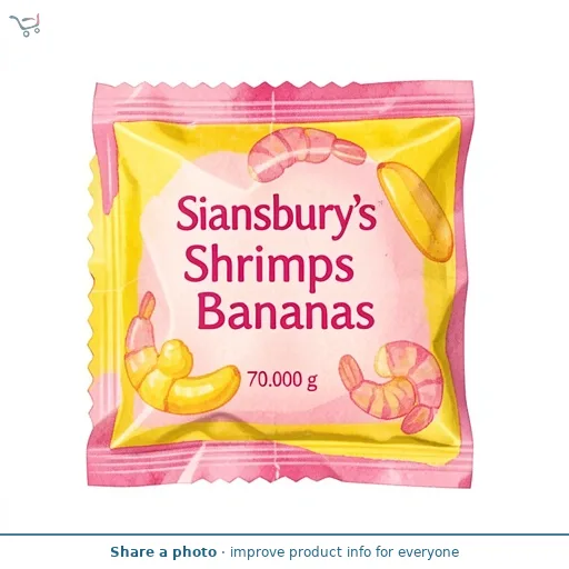 Sainsbury's Shrimps & Bananas 70g