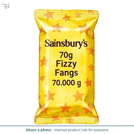 Sainsbury's 70g Fizzy Fangs