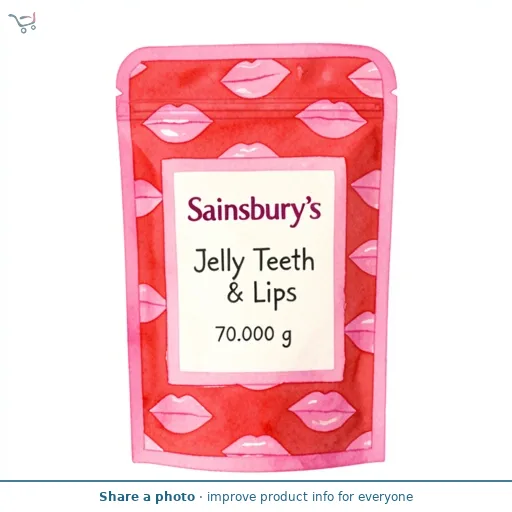 Sainsbury's Jelly Teeth & Lips 70g