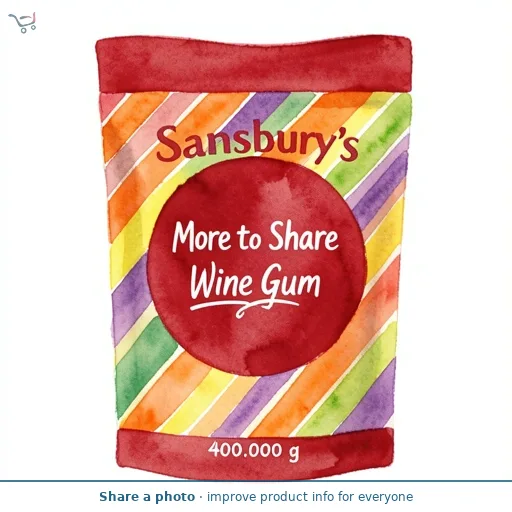 Sainsbury's More to Share Wine Gum 400g