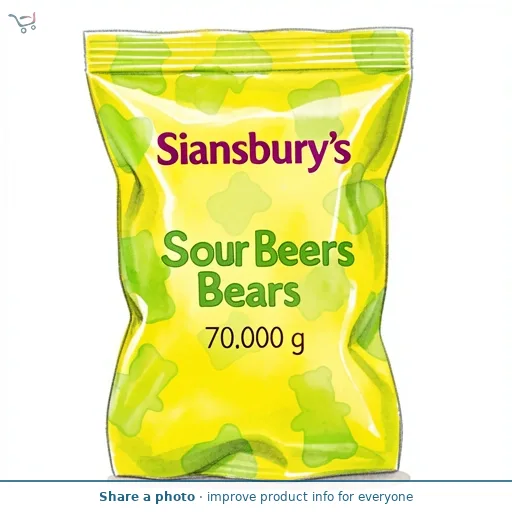 Sainsbury's Sour Bears 70g