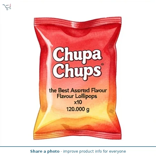 Chupa Chups the Best Assorted Flavour Lollipops x10 120g