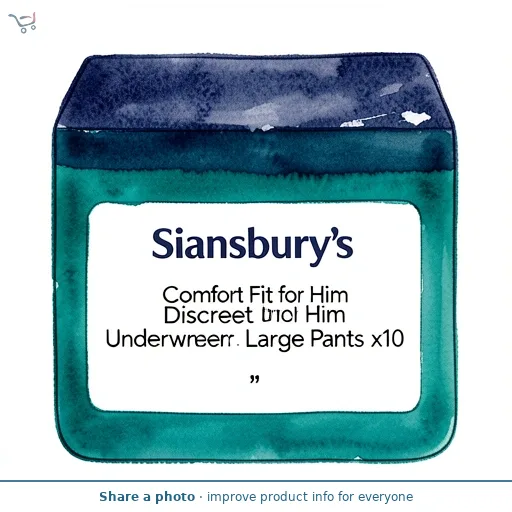 Sainsbury's Comfort Fit for Him Discreet Underwear Large Pants x10