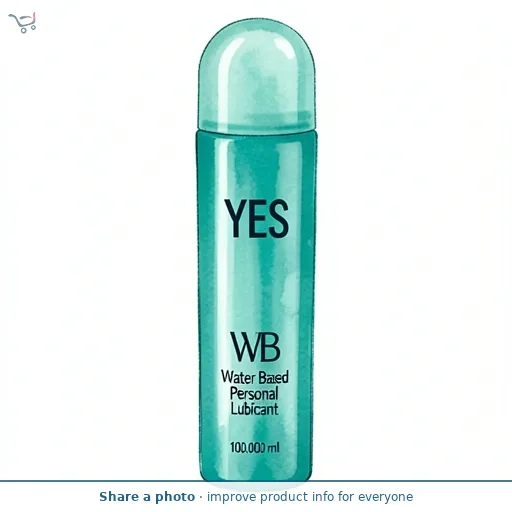 YES WB Water Based Personal Lubricant 100ml