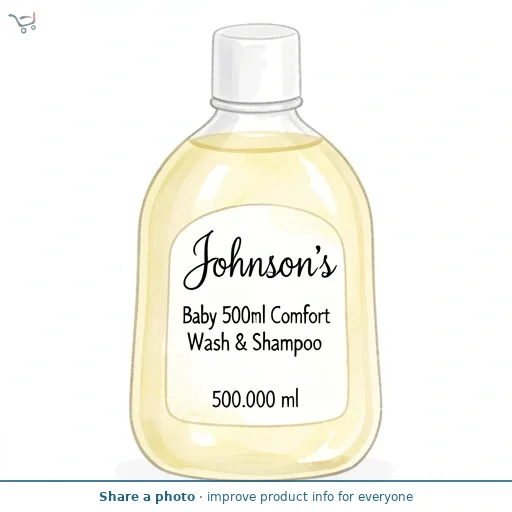 Johnson's Baby 500ml Comfort Touch Wash & Shampoo