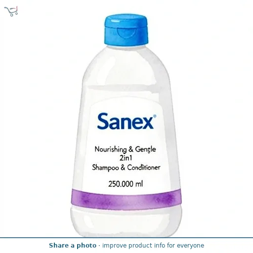 Sanex Nourishing & Gentle 2in1 Shampoo & Conditioner 250ml