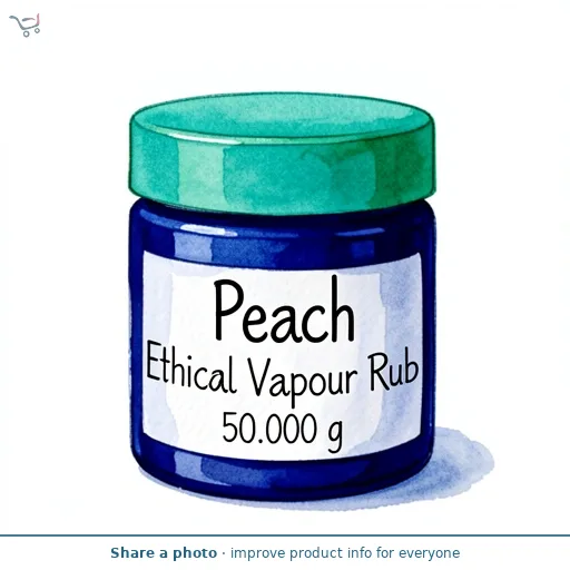 Peach Ethical Vapour Rub 50g