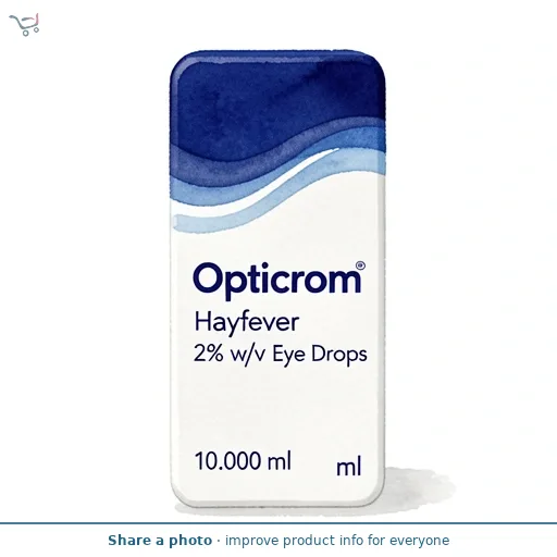 Opticrom Hayfever 2% w/v Eye Drops 10ml